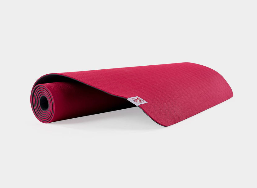 Red Sissel Terra Yoga Mat for comfortable yoga practice.