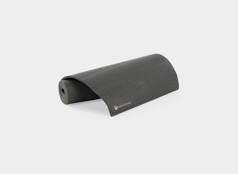 Black mini-mat for versatile exercise support.