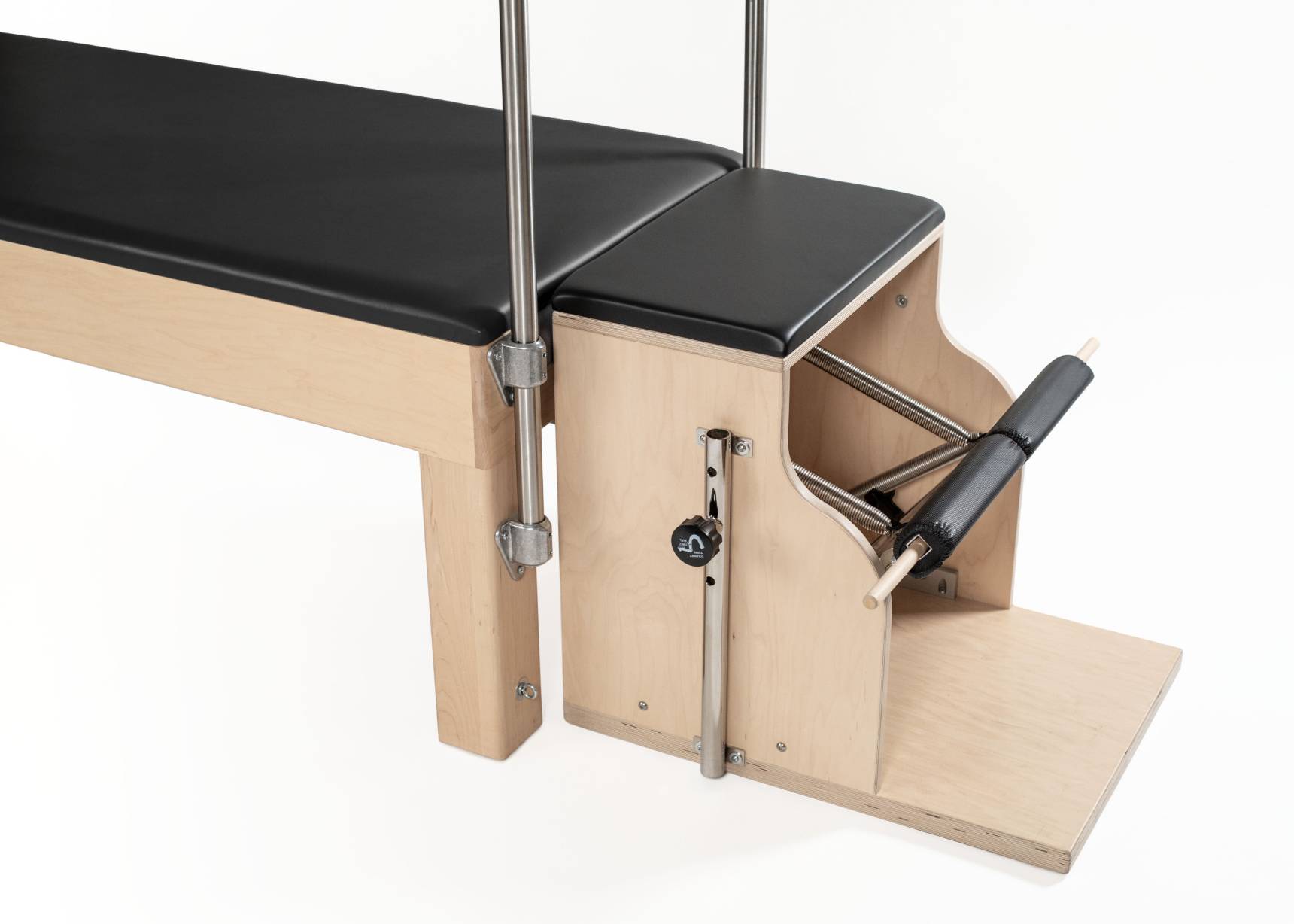 Combo-chair shown as surface extender for Trapeze Table 